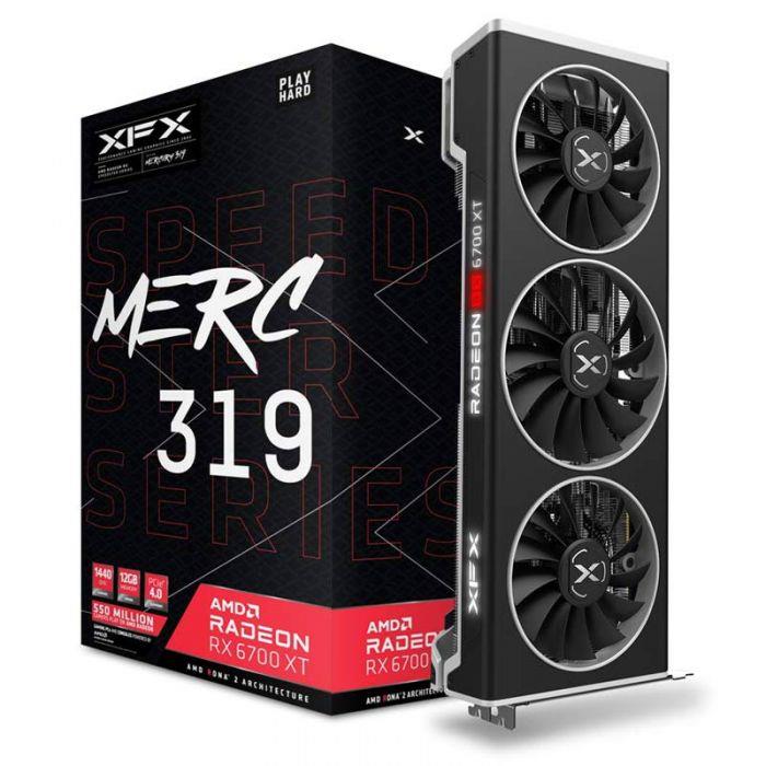 کارت گرافیک XFX AMD RX 6700 XT MERC 319 12GB(دست دوم)